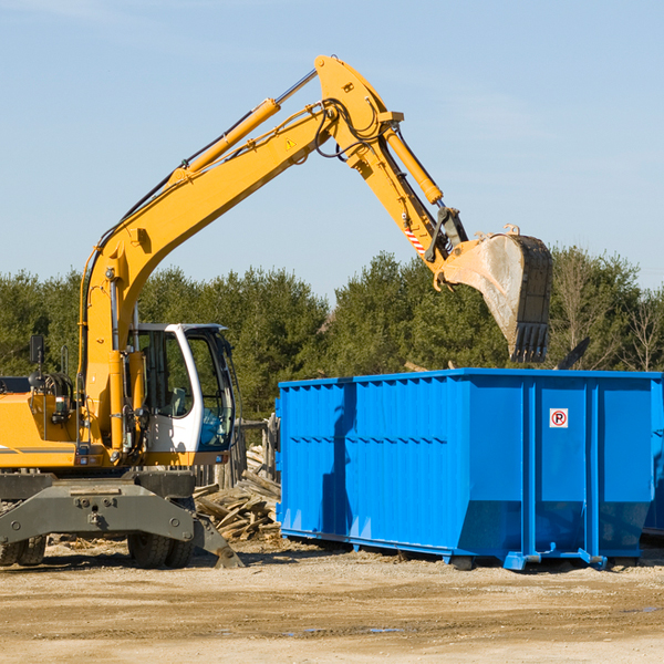 what size residential dumpster rentals are available in Clifton Heights Pennsylvania